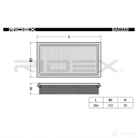Воздушный фильтр RIDEX 8a0259 I8F1SM T 1437723126 - Изображение 2