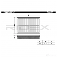 Воздушный фильтр RIDEX 8a0110 1437723330 QEWB S4F - Изображение 5