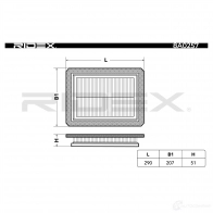 Воздушный фильтр RIDEX 1437722358 HIL 8A 8a0257 - Изображение 10