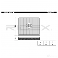Воздушный фильтр RIDEX 8a0266 B7M DDX8 1437724482 - Изображение 4