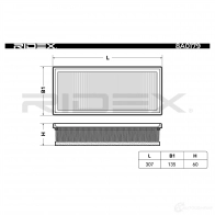 Воздушный фильтр RIDEX 8a0179 1437722744 HCV3 W - Изображение 3