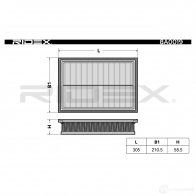 Воздушный фильтр RIDEX 1437723517 8a0019 G SH1KAX - Изображение 6