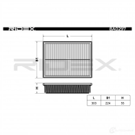 Воздушный фильтр RIDEX 8a0297 AF N35M 1437723611 - Изображение 6