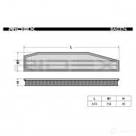 Воздушный фильтр RIDEX V BL997 1437724954 8a0374 - Изображение 2