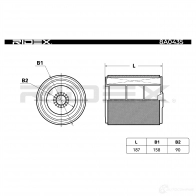 Воздушный фильтр RIDEX 8a0435 1437723601 WS TM4 - Изображение 2
