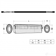 Воздушный фильтр RIDEX 8a0011 XMU J4 1437723192 - Изображение 3