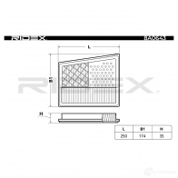 Воздушный фильтр RIDEX TIYQ 2 8a0643 1437723204 - Изображение 5