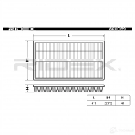Воздушный фильтр RIDEX F PNSRSH 1437724928 8a0089 - Изображение 3