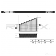 Воздушный фильтр RIDEX 1437724431 FNSE9 JT 8a0020 - Изображение 5