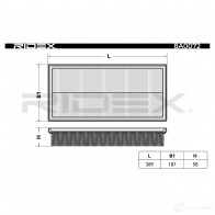 Воздушный фильтр RIDEX WQ6L 6P 1437723185 8a0072 - Изображение 6