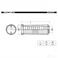 Воздушный фильтр RIDEX 8a0070 C2M 0V 1437724882 - Изображение 7