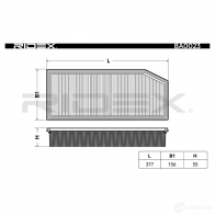 Воздушный фильтр RIDEX 1437723107 6R1XQX B 8a0023 - Изображение 3