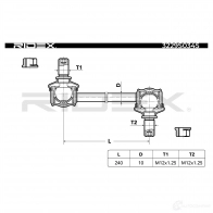 Стойка стабилизатора, тяга RIDEX 3229s0345 P Y01J 1437679514 - Изображение 8