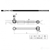 Стойка стабилизатора, тяга RIDEX 3229s0050 1437678976 Z HG57O2 - Изображение 2
