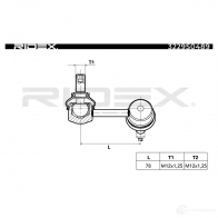 Стойка стабилизатора, тяга RIDEX 3229s0489 1437679597 37EEZ I - Изображение 6
