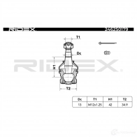 Шаровая опора RIDEX 1437701547 2462s0179 QM9NM G - Изображение 7