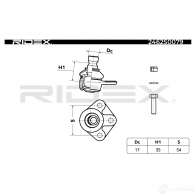 Шаровая опора RIDEX 1437702404 BIA 5D 2462s0079 - Изображение 7