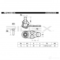Шаровая опора RIDEX GGBR 88 1437701988 2462s0308 - Изображение 5
