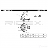 Шаровая опора RIDEX 2462s0139 NKE 01K2 1437702866 - Изображение 5