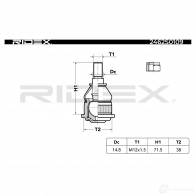 Шаровая опора RIDEX 1437702422 2462s0109 DPJ7N IO - Изображение 5