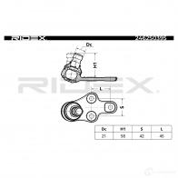 Шаровая опора RIDEX 2462s0395 F X9SJ7 1437702957 - Изображение 5