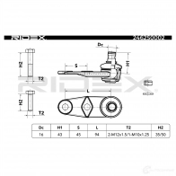 Шаровая опора RIDEX OFXXY GM 1437702205 2462s0002 - Изображение 5