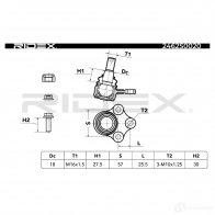 Шаровая опора RIDEX 2462s0020 1437702776 2Z9K8 BP - Изображение 7