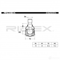 Шаровая опора RIDEX 2462s0314 P2YY8 3 1437702260 - Изображение 5