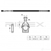 Шаровая опора RIDEX 1437703213 2462s0041 BB O2I - Изображение 2