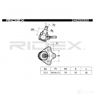 Шаровая опора RIDEX NYML I7H 2462s0300 1437703242 - Изображение 5