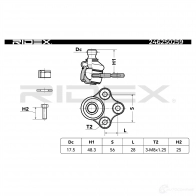 Шаровая опора RIDEX 1437702892 2462s0259 0UJG 3 - Изображение 5