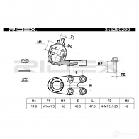 Шаровая опора RIDEX 1437702895 BZ51 KAC 2462s0200 - Изображение 7