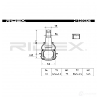 Шаровая опора RIDEX 2462s0326 Y7FR MJT 1438279474 - Изображение 8