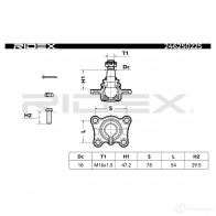 Шаровая опора RIDEX GV A81 1437703235 2462s0225 - Изображение 7