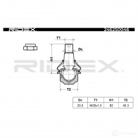 Шаровая опора RIDEX 1437702925 DLNC J 2462s0046 - Изображение 2