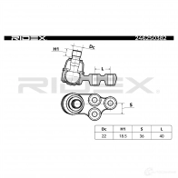 Шаровая опора RIDEX 1437703769 T P4BE 2462s0382 - Изображение 5