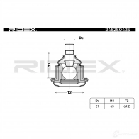 Шаровая опора RIDEX 1437702838 2462s0425 0L51W ZI - Изображение 5