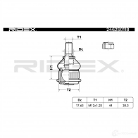 Шаровая опора RIDEX 1437701544 2462s0118 E IGLG - Изображение 5