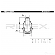 Шаровая опора RIDEX 1437703034 2462s0053 CD4E YD - Изображение 7
