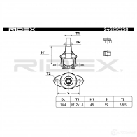 Шаровая опора RIDEX 1437702814 BQEB6S R 2462s0258 - Изображение 5