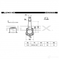 Шаровая опора RIDEX 1437703319 2462s0305 E H2EBX - Изображение 5
