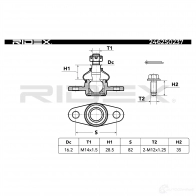 Шаровая опора RIDEX X418 XF 1437702310 2462s0237 - Изображение 5