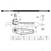 Шаровая опора RIDEX 1437702960 2462s0135 QEK5 OCM - Изображение 3