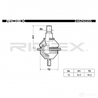 Шаровая опора RIDEX 1437702983 YQ84 J 2462s0255 - Изображение 5