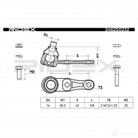 Шаровая опора RIDEX XAWP9 C 2462s0232 1437703248 - Изображение 6