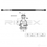Шаровая опора RIDEX 1437703304 96U EGWX 2462s0073 - Изображение 7