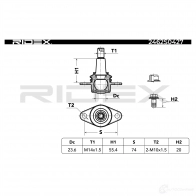 Шаровая опора RIDEX 2462s0427 YUBHSA I 1437703811 - Изображение 6