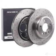 Тормозной диск RIDEX I8 8Y0J3 82b1748 1437709993 - Изображение 2
