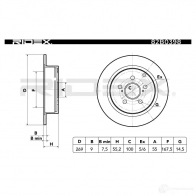 Тормозной диск RIDEX A4Z5 H 82b0398 1437707634 - Изображение 3