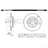 Тормозной диск RIDEX 82b0691 972N80 G 1437705955 - Изображение 3